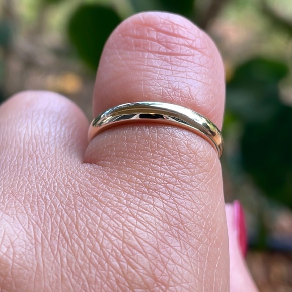 ✨SOLD ✨14k Solid Yellow Gold Stacker / Minimalist Band - Picture 15 of 17